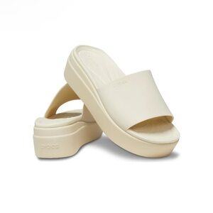 NNew Crocs Brooklyn Slide Women's Low Wedge Sandal SIZE 10